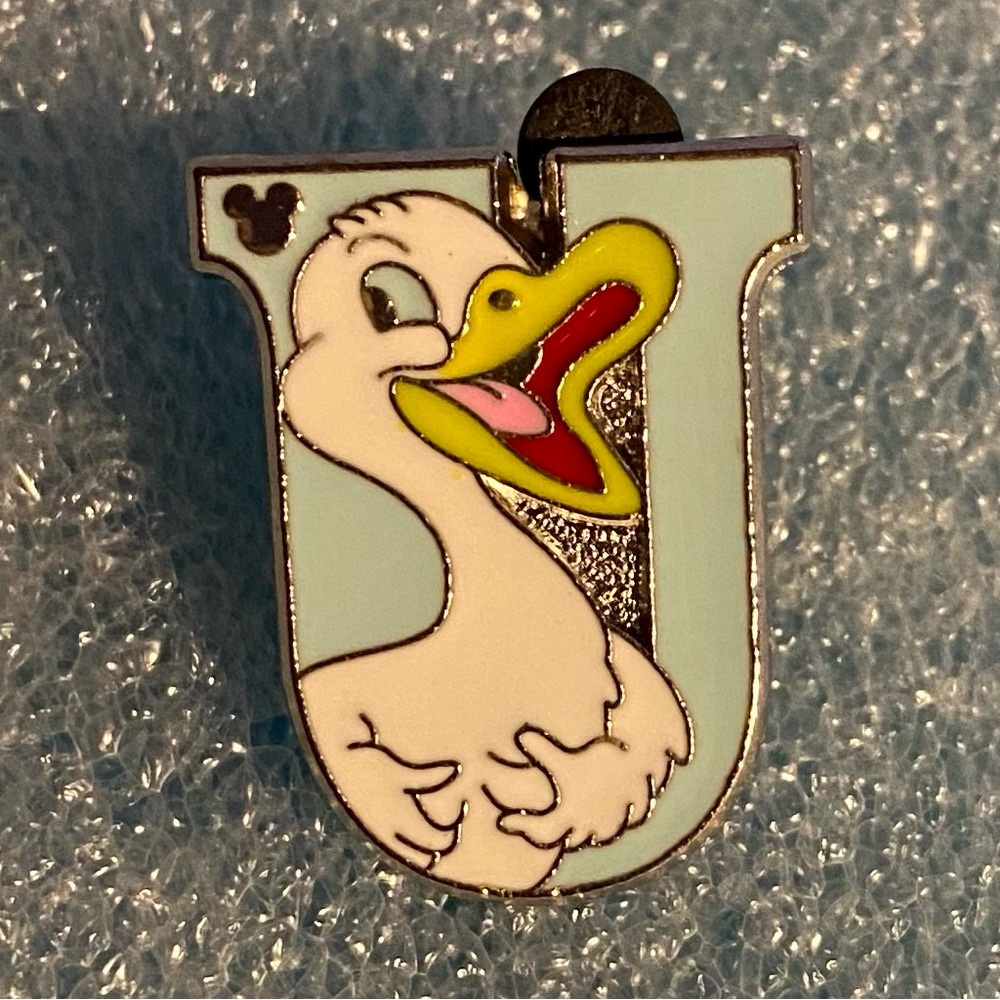 Disney Trading Pin 82343 Alphabet Letter Collection - U For Ugly Duckling WDW.